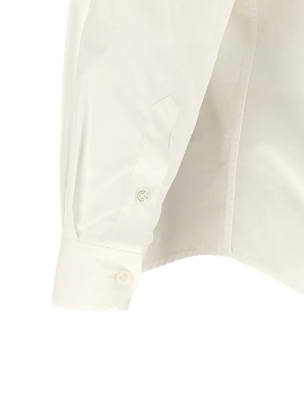 The Row Sadie Tailored Shirt Long Sleeves Buttoned Cuffs In Neutral
