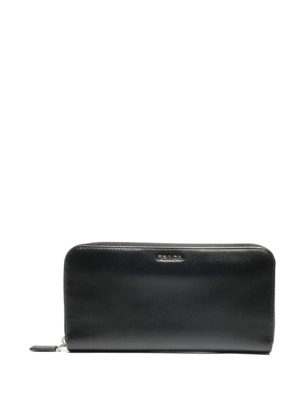 Prada Pre-Owned 2000s leather zip wallet | Black | Image 1