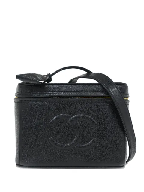 CHANEL Pre-Owned 1997 Vanity Case interlocking CC leather tote bag