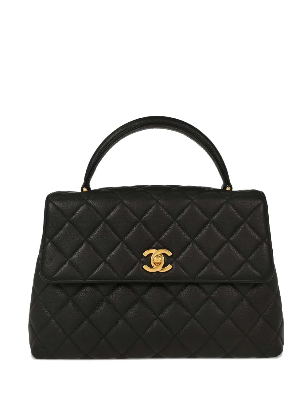 CHANEL Pre-Owned Borsa a mano Kelly trapuntata 1997 - Nero