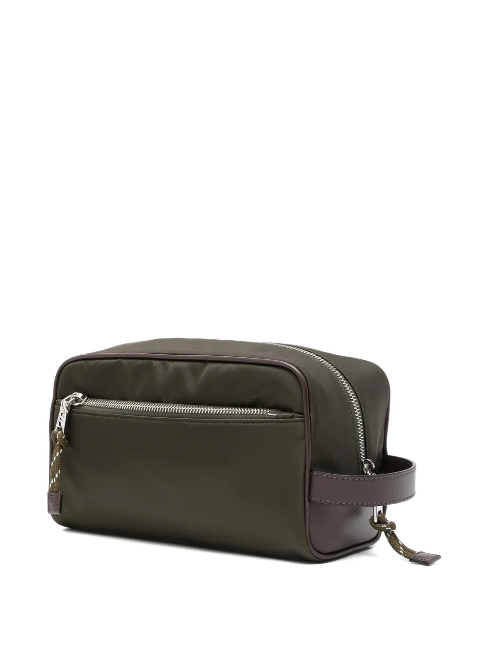 Prada Speedrock clutch met logoplakkaat Groen