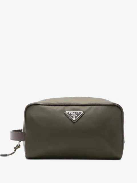Prada Speedrock logo-plaque clutch bag