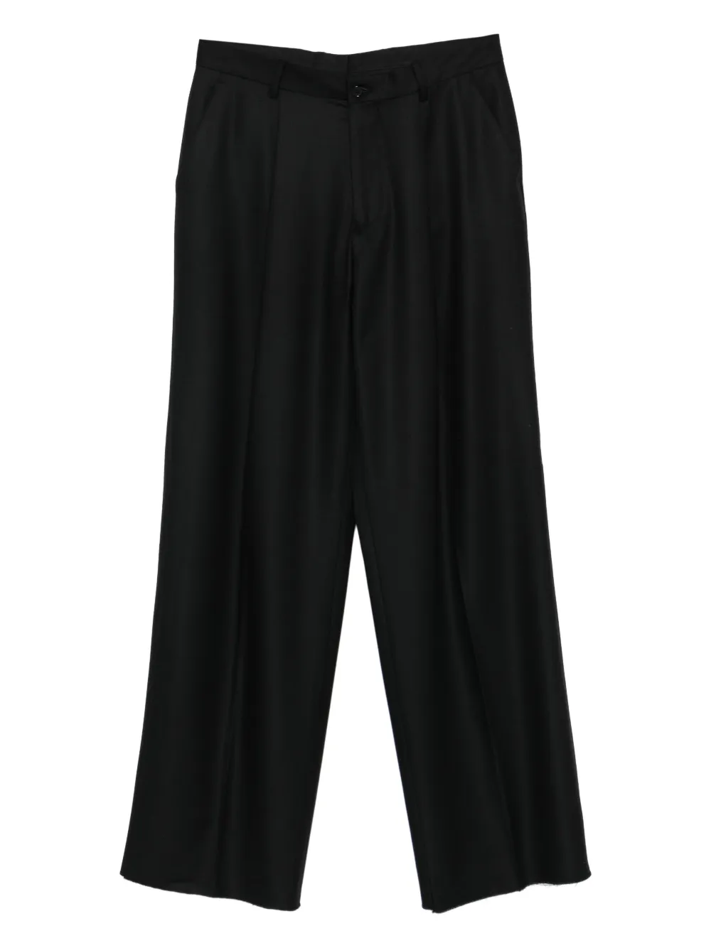 Paura Egon Pence pleated trousers - Nero