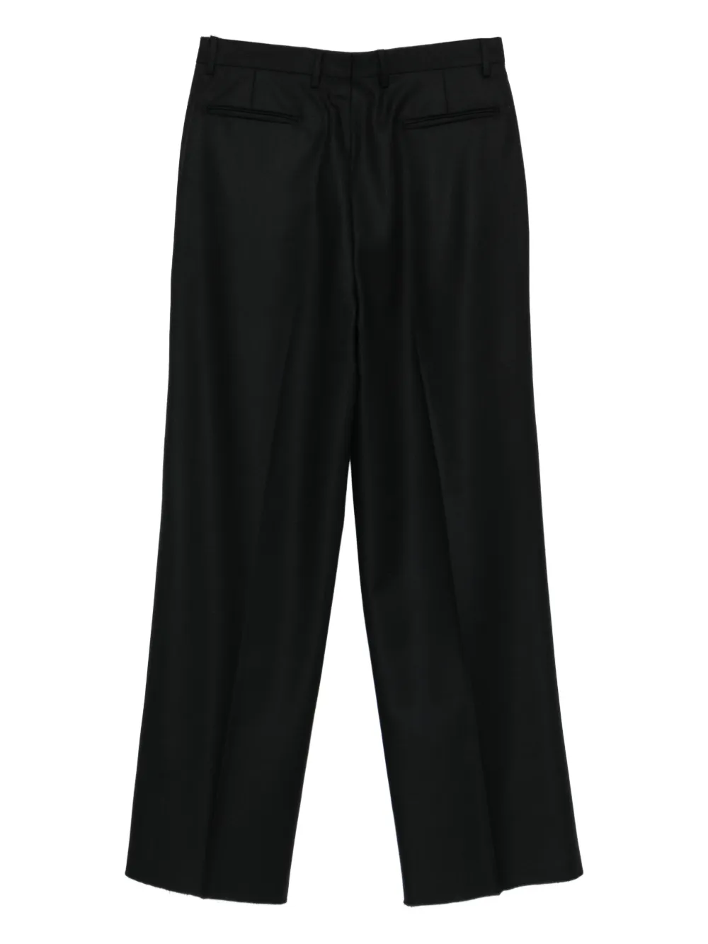 Paura Egon Pence pleated trousers - Zwart