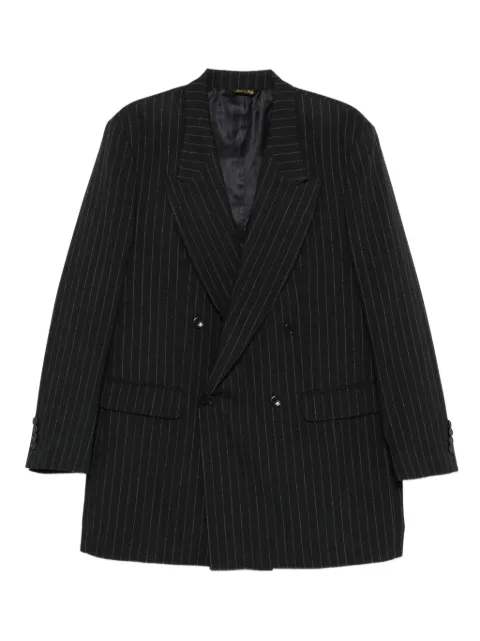 Paura Nicos pinstripe double-breasted blazer