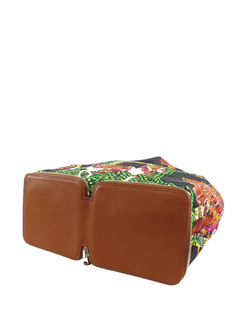 HERMES Pre-owned 2007 La Danse Du Cheval Marwari Silky Pop Tote Bag In Black