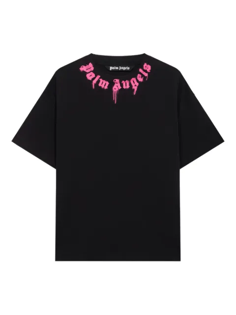 Palm Angels spray neck logo T-shirt