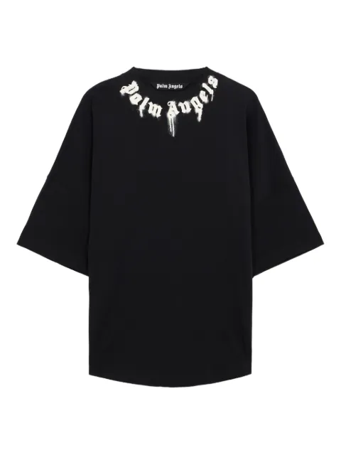 Palm Angels تيشيرت واسع بطبعة شعار الماركة