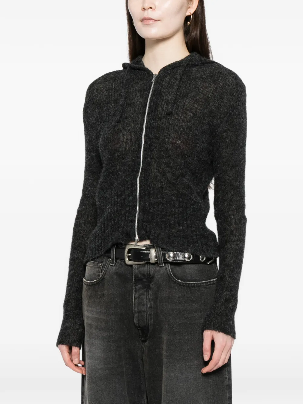  Our Legacy Compact Hood Cardigan - Grey 