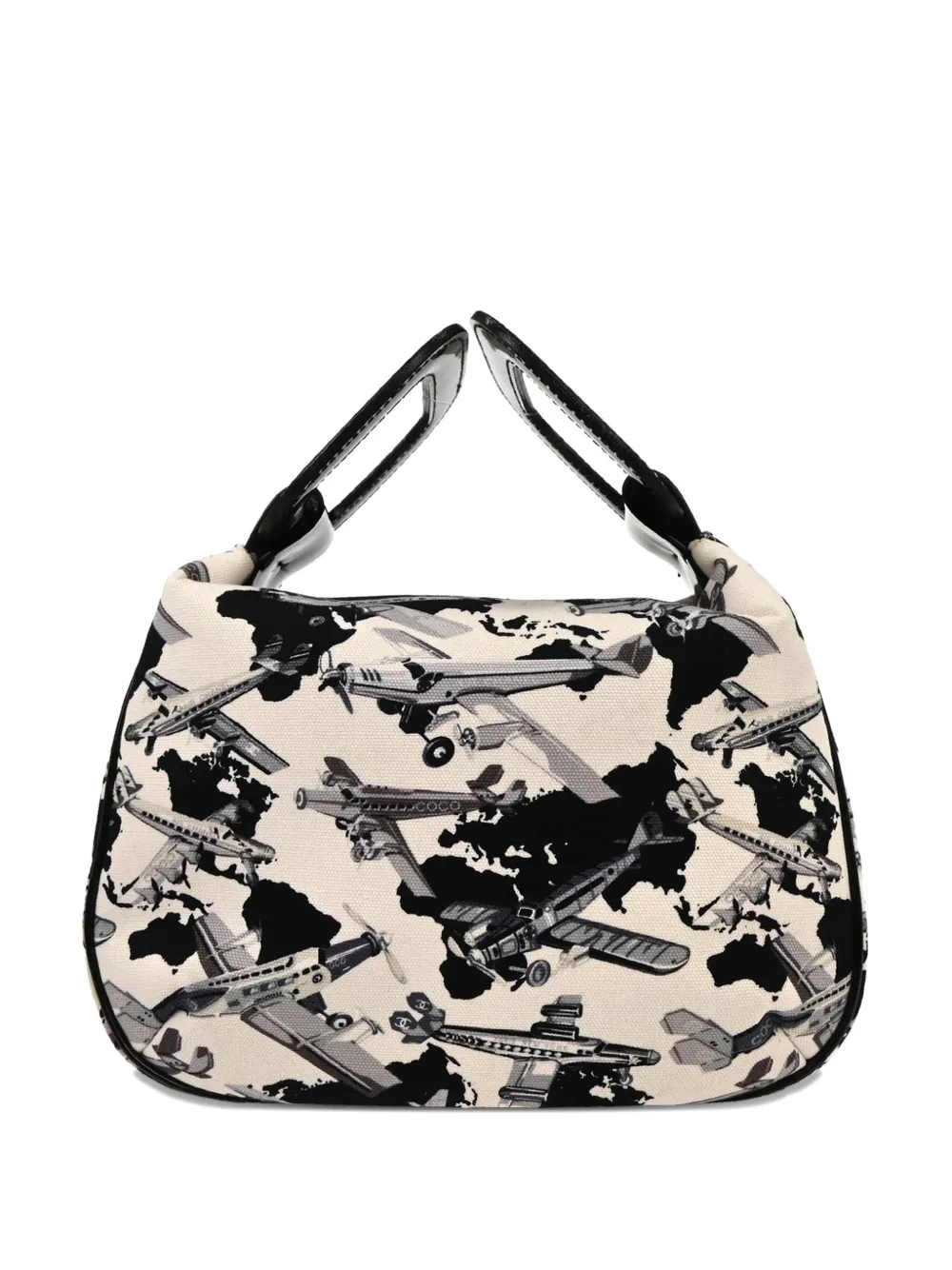 CHANEL Pre-Owned Borsa tote con stampa grafica 2005-2006 - Toni neutri