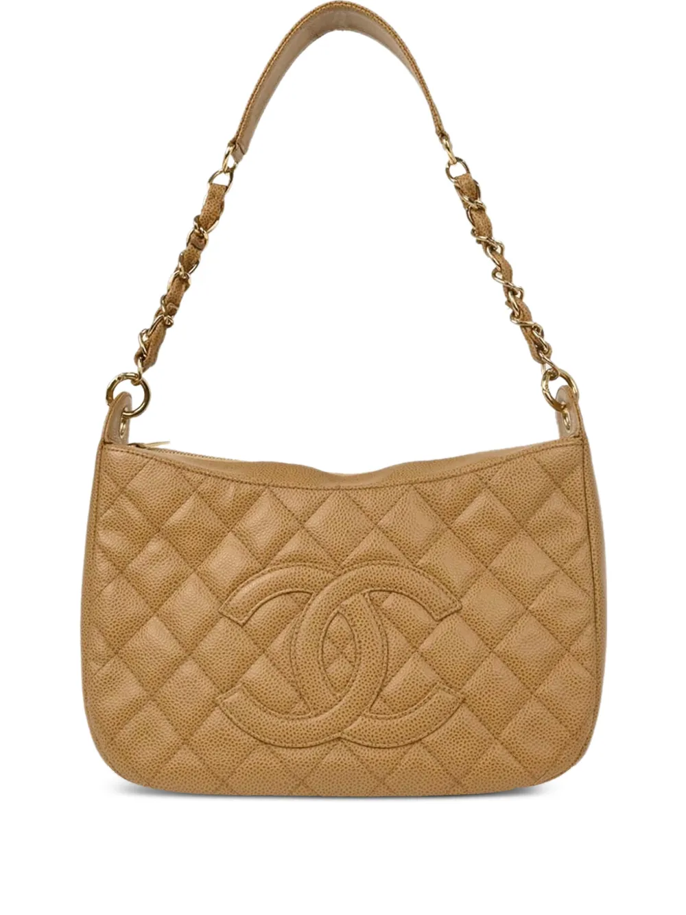 CHANEL Pre-Owned Borsa a spalla trapuntata 2002 - Toni neutri