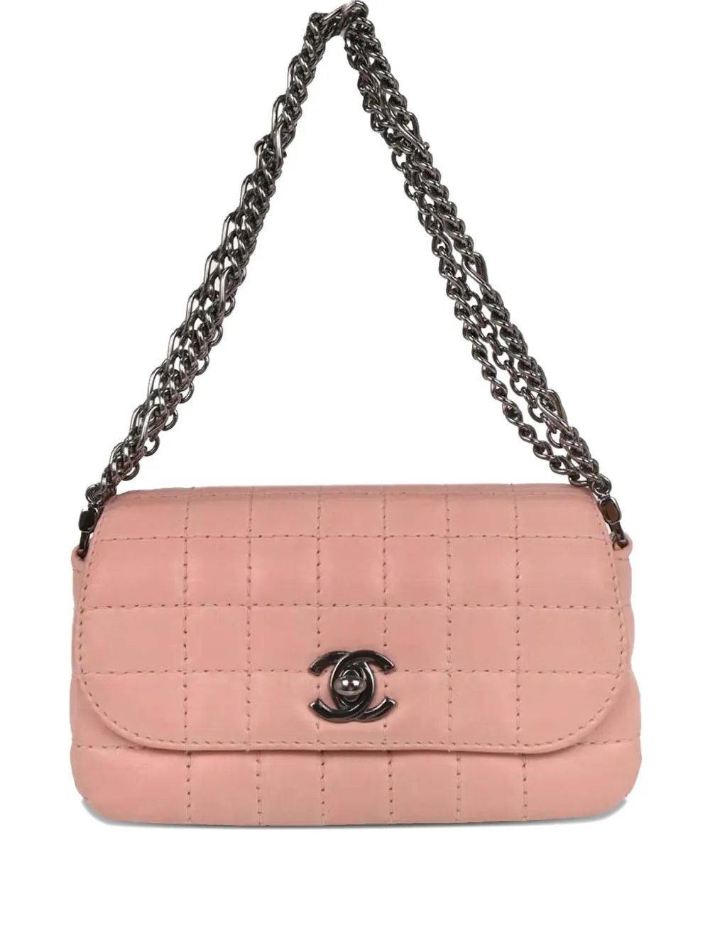 CHANEL Pre-Owned Borsa a spalla Choco Bar 2003-2004 - Rosa