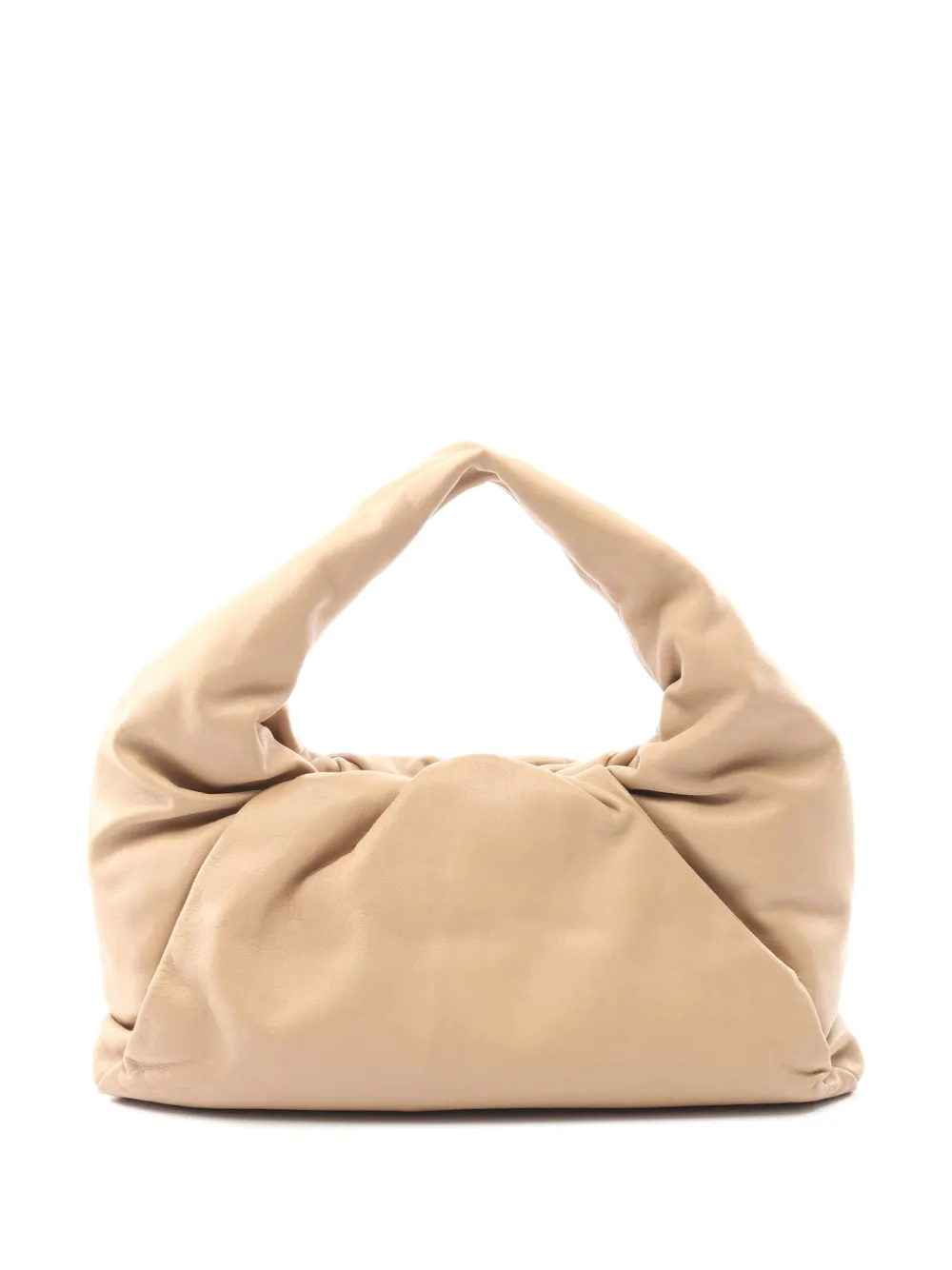 Bottega Veneta Pre-Owned Borsa a spalla The Pouch in pelle di vitello con catena 2012-2025 - Marrone