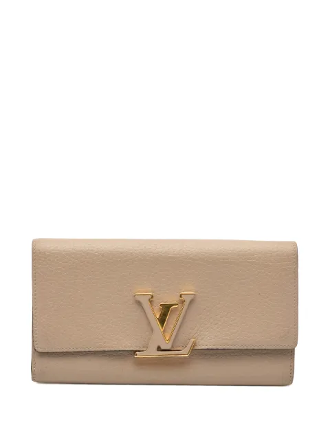 Louis Vuitton Pre-Owned محفظة 'توريون كابوسينس' طويلة 2015