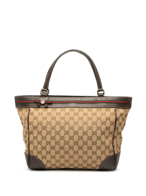 Gucci Pre-Owned Web Mayfair tote i GG-kanvas fra 2000-2015