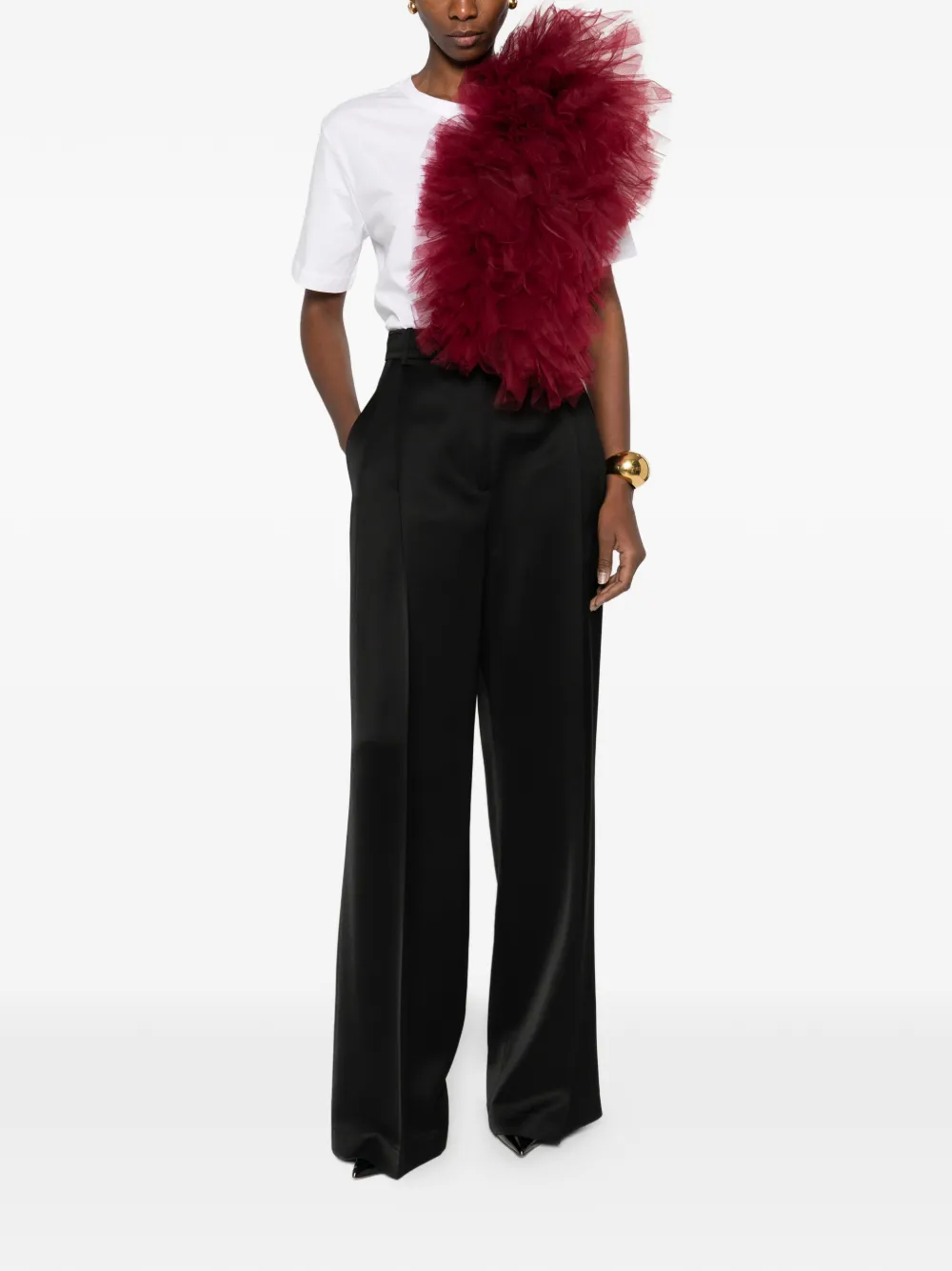 Alchemy ruffled-detail T-shirt | T-Shirts & Jersey Shirts | Image 2