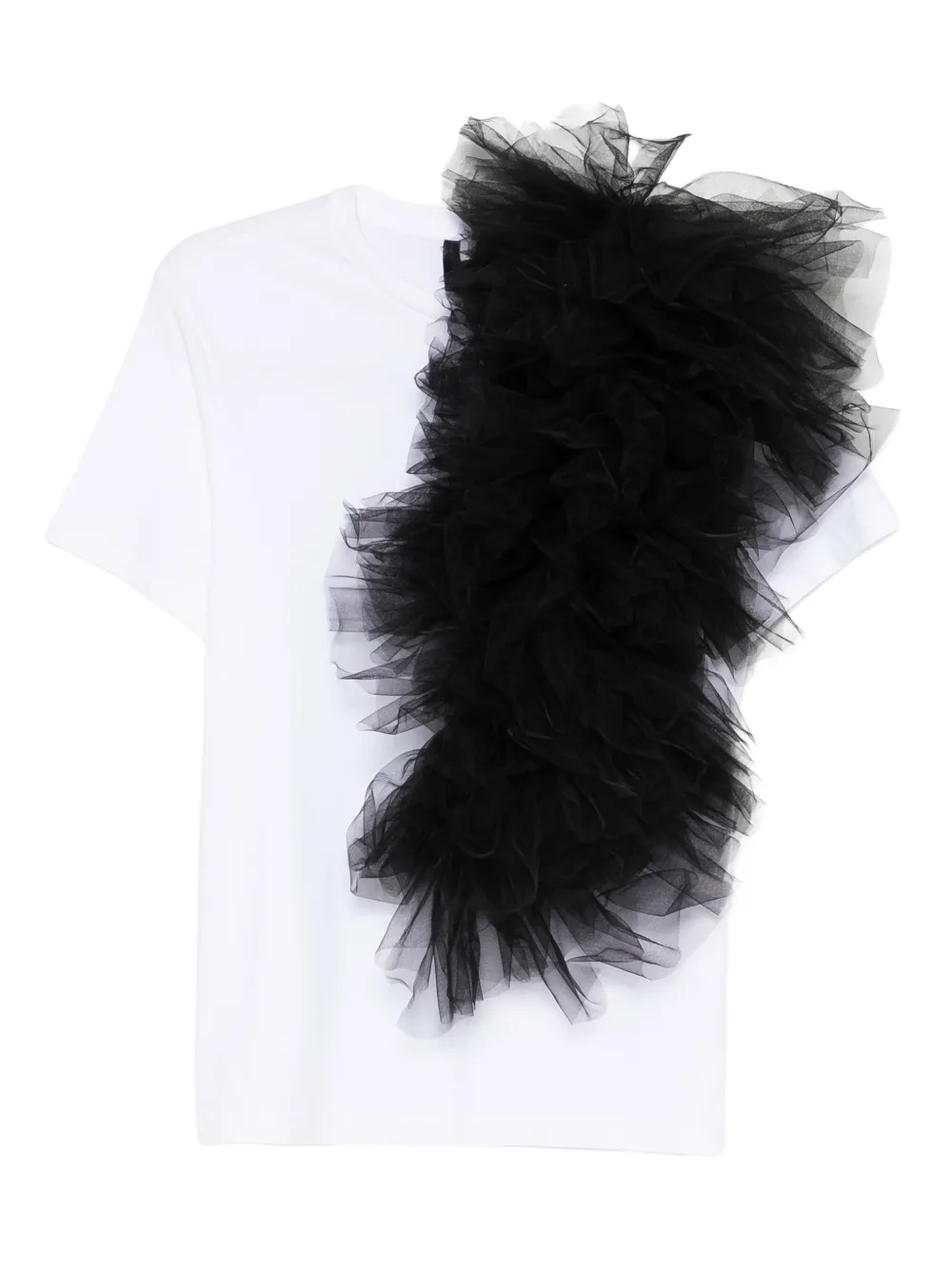 Alchemy ruffled-detail T-shirt | White | Image 1