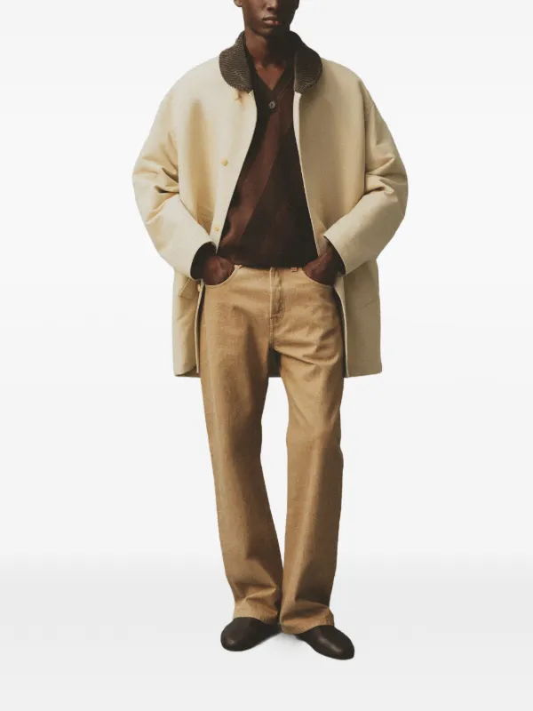 Jacquemus belt-loops Trousers | Neutrals | FARFETCH