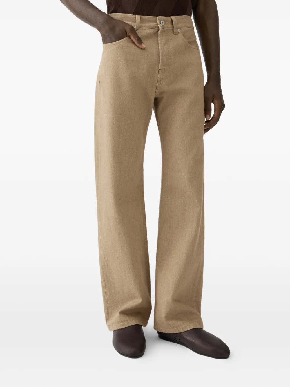 Jacquemus belt-loops trousers - Toni neutri