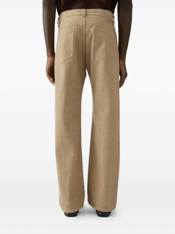 Jacquemus belt-loops Trousers | Neutrals | FARFETCH