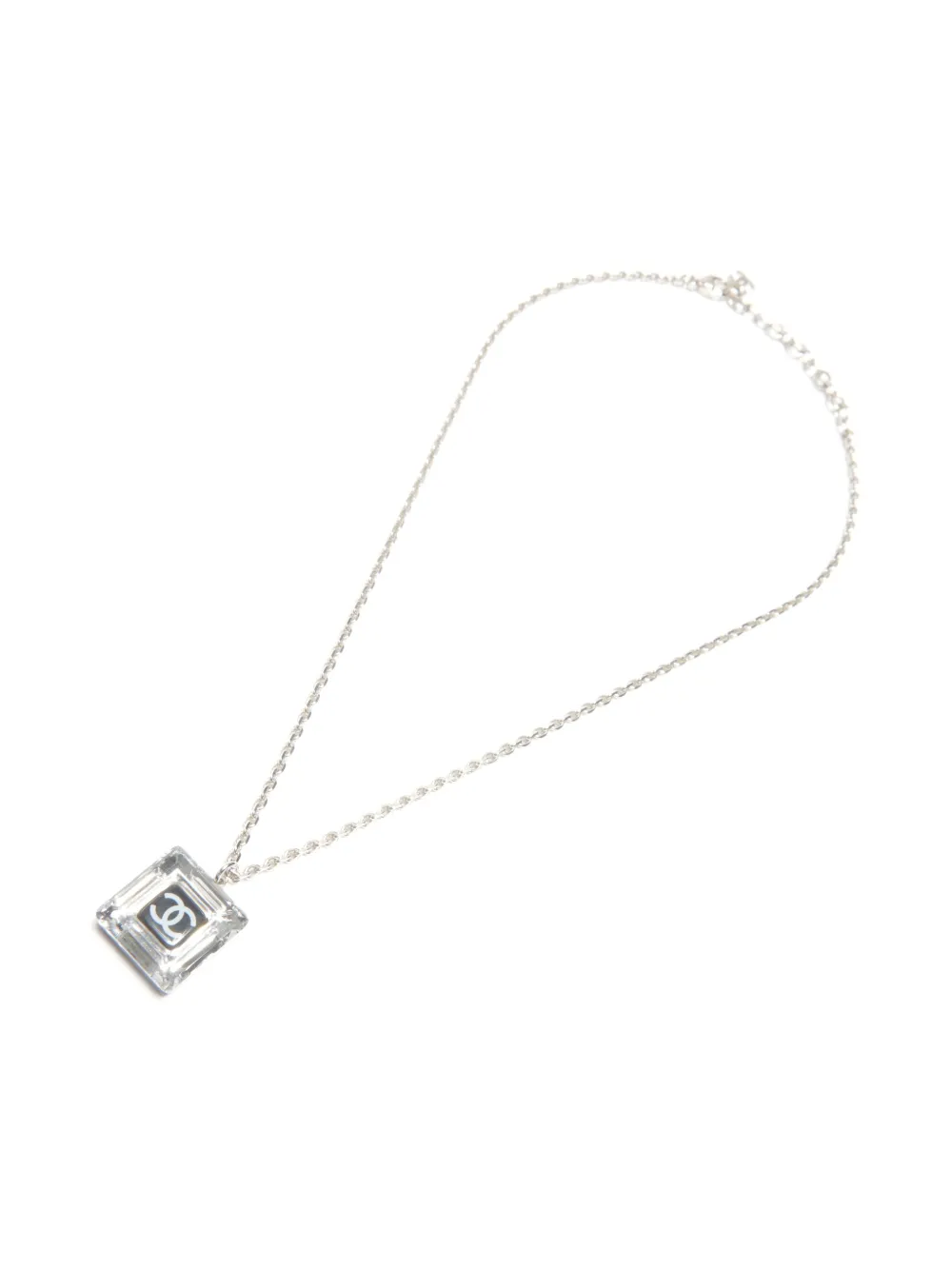 CHANEL Pre-Owned 2006 CC mark necklace - Argento
