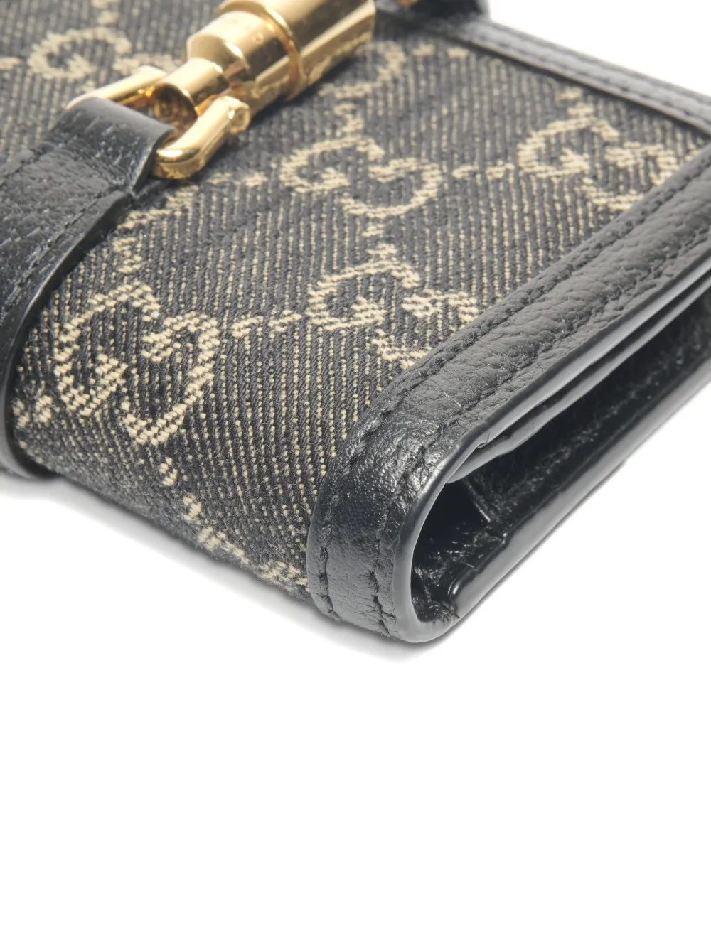 GUCCI Pre-owned 2015-2025s Jackie Gg Canvas Wallet In Black