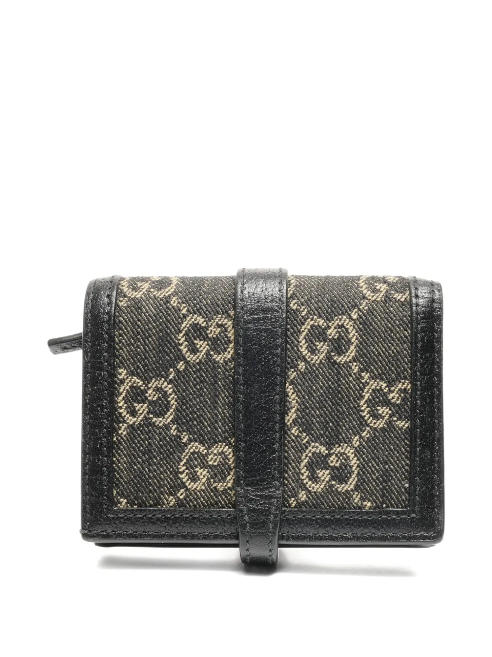 GUCCI Pre-owned 2015-2025s Jackie Gg Canvas Wallet In Black