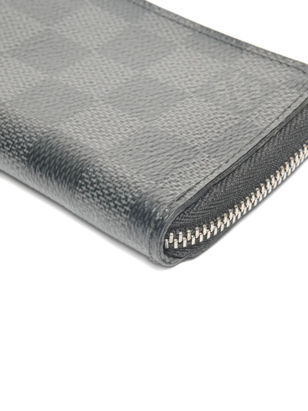 LOUIS VUITTON Pre-owned 2019 Damier Graphite Zip Coin Purse In Gray