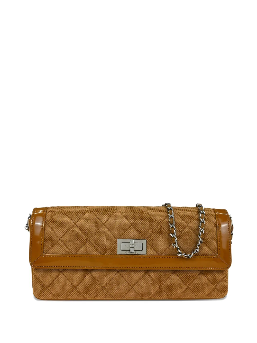 CHANEL Pre-Owned Borsa a spalla con chiusura Mademoiselle 2000 - Marrone