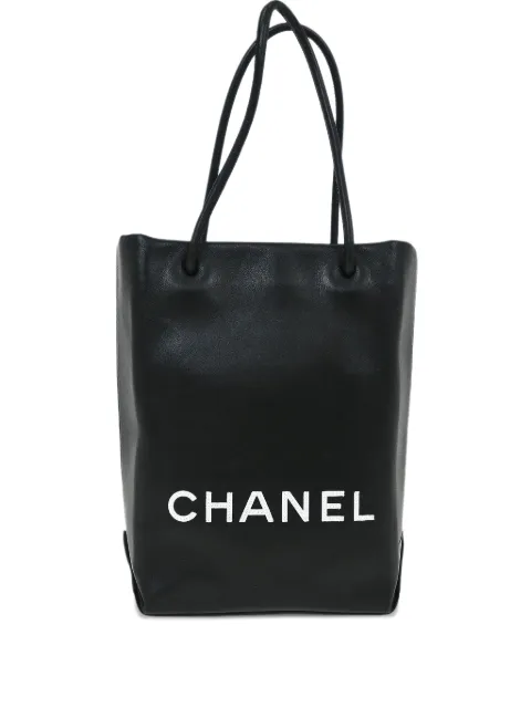 CHANEL Pre-Owned 2008 logo tote bag