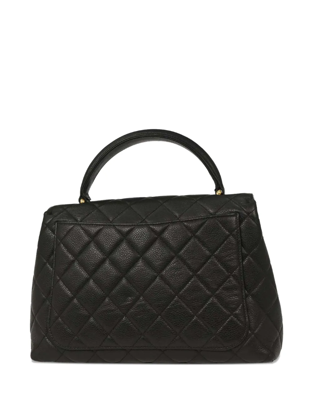 CHANEL Pre-Owned 1997 Quilted Leather Kelly handtas - Zwart