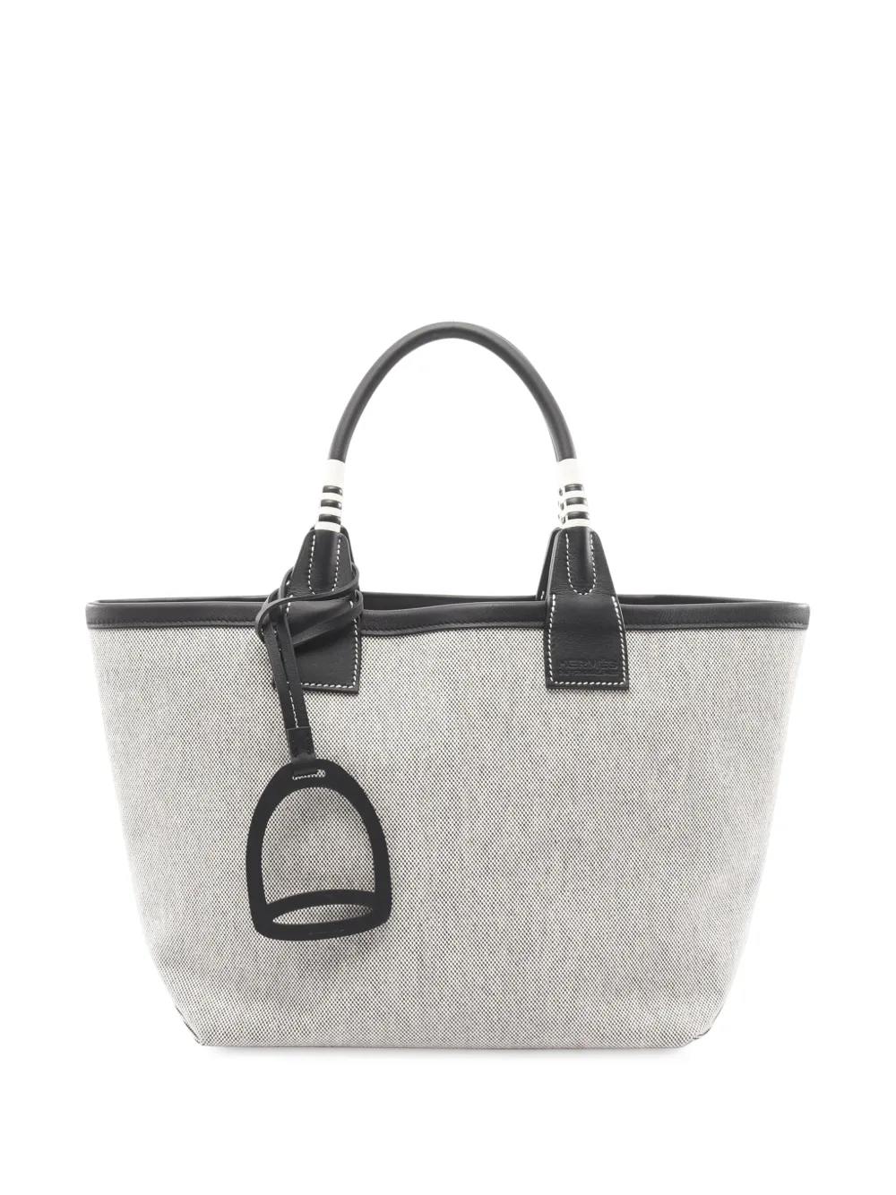Hermès Pre-Owned Borsa a mano Toile Sac Steeple 25 2023 - Grigio