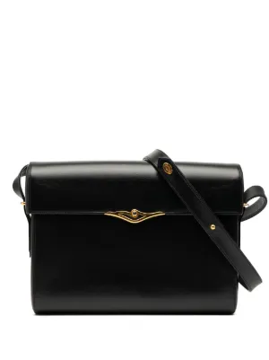 Cartier 2000-2025 Leather Sapphire Line Crossbody Bag | Black