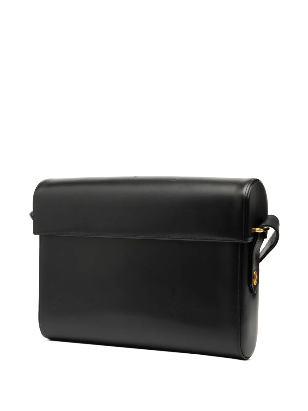 Cartier 2000-2025 Leather Sapphire Line Crossbody Bag | Black