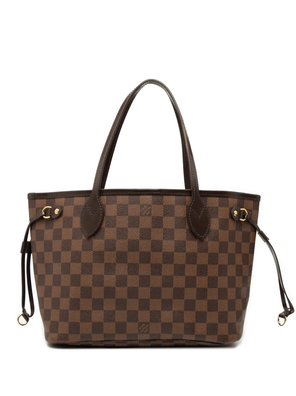 Louis Vuitton Pre-Owned Borsa tote Neverfull PM in tela Damier Ébène 2021-2025 - Marrone