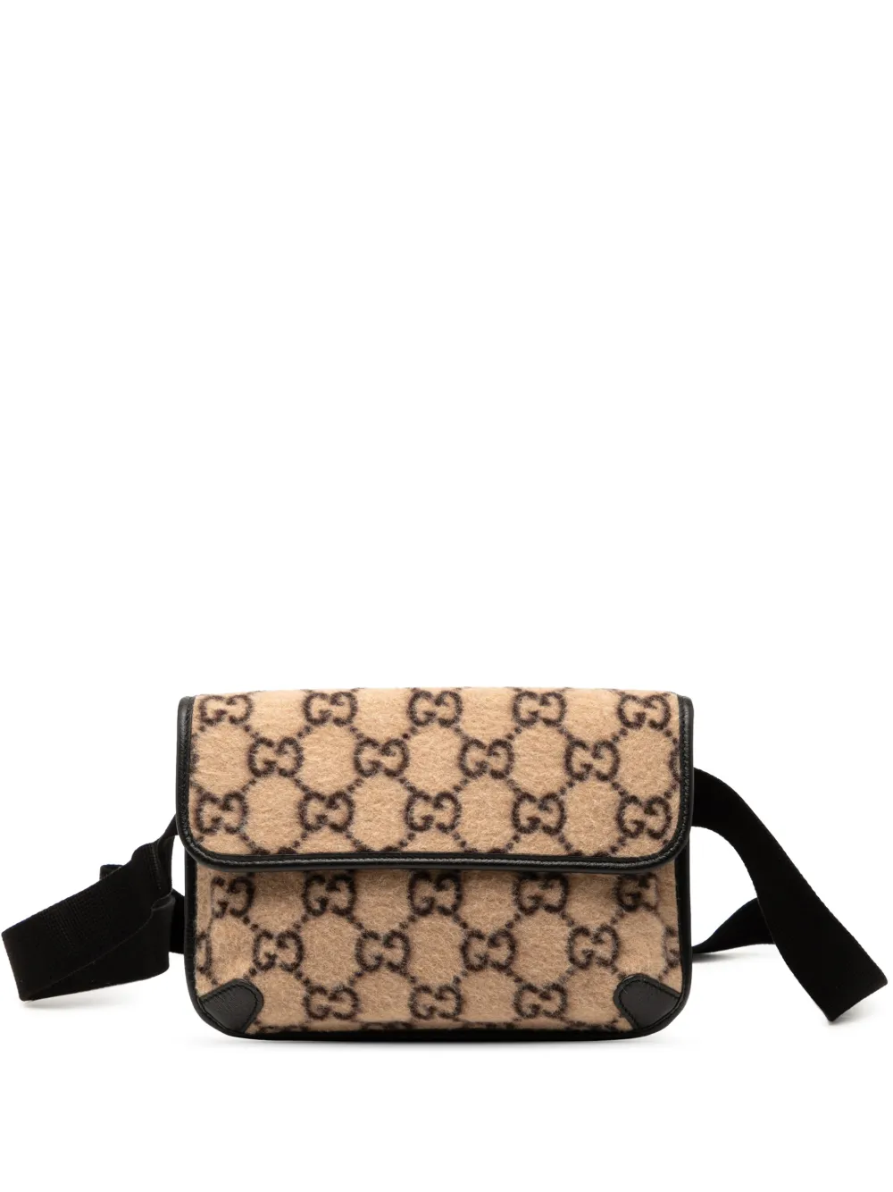 Gucci Pre-Owned Marsupio GG slim in lana 2000-2015 - Marrone