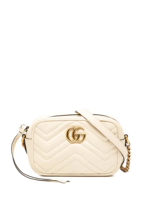 Gucci Pre-Owned 2016-2025 Mini GG Marmont Matelasse Leather crossbody bag