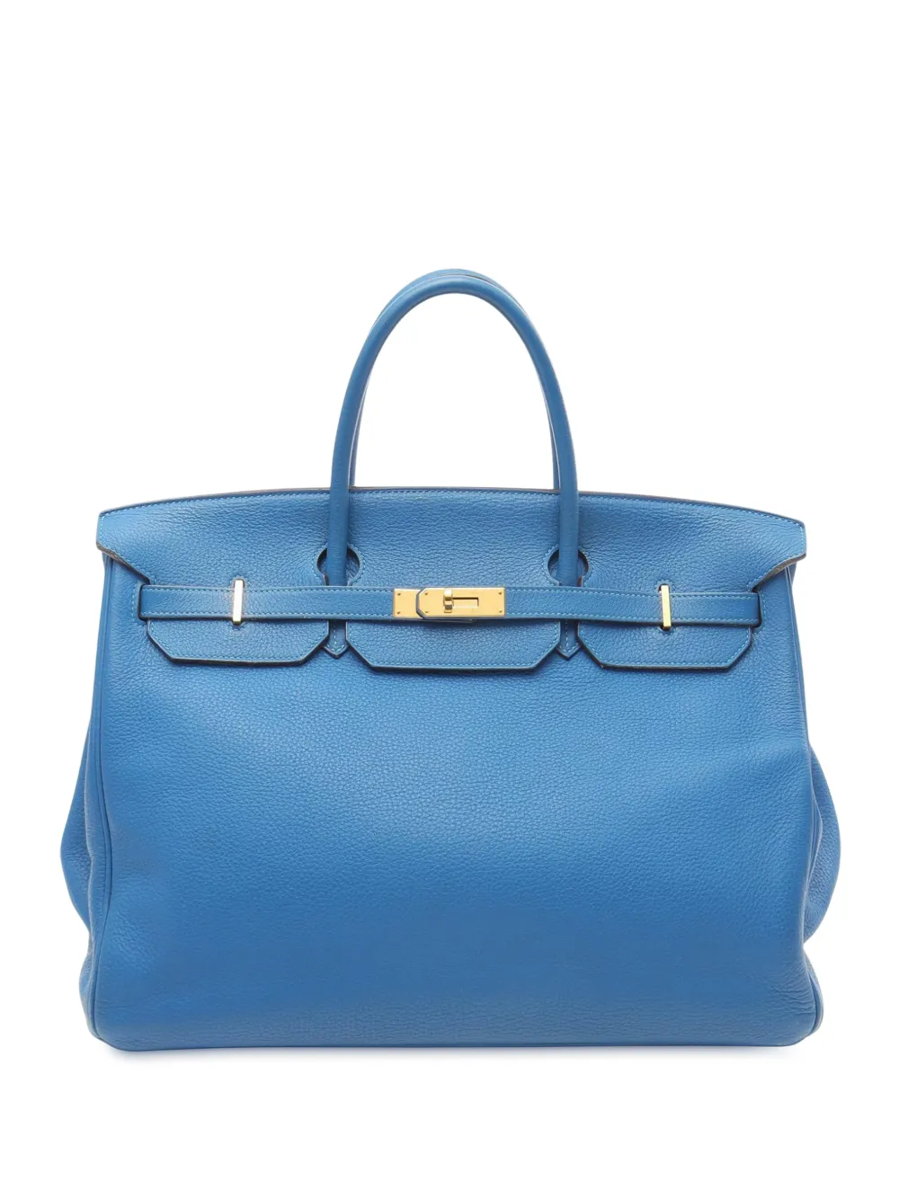 Hermès Pre-Owned 2011 Togo Birkin Retourne 40 handbag - Blue