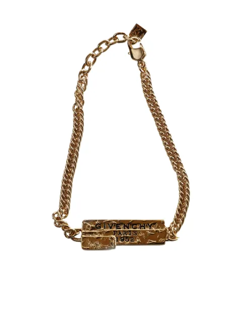 Givenchy chain plaque bracelet