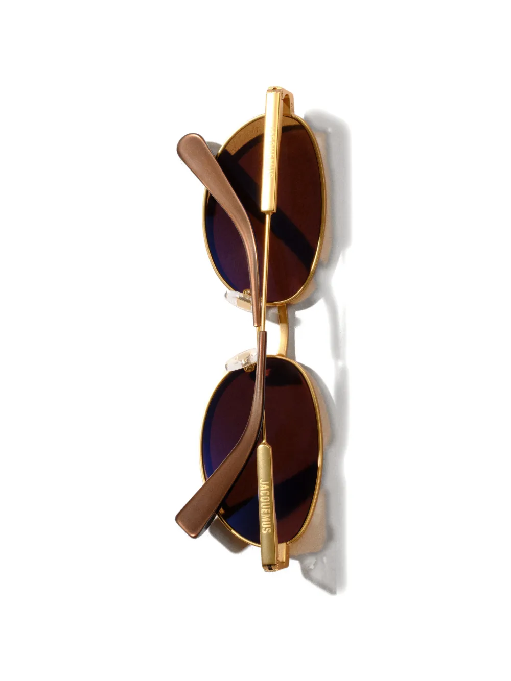 Jacquemus Alba oval-frame sunglasses - Goud