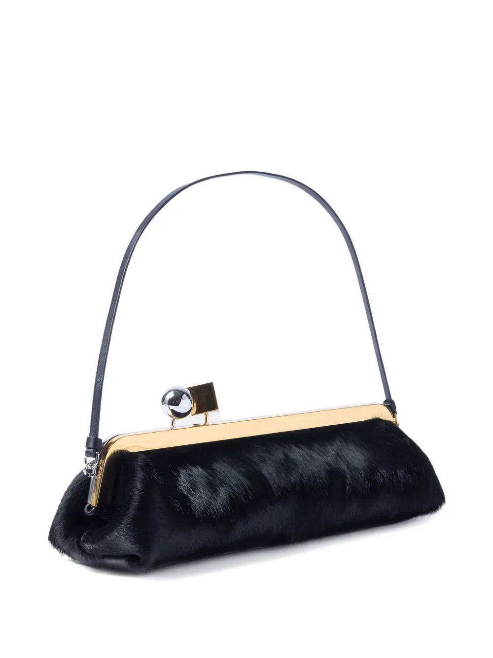 Jacquemus Salon Top-handle Clutch Bag In Black