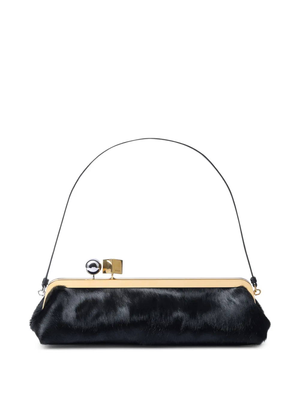 Jacquemus Salon top-handle clutch bag - Nero