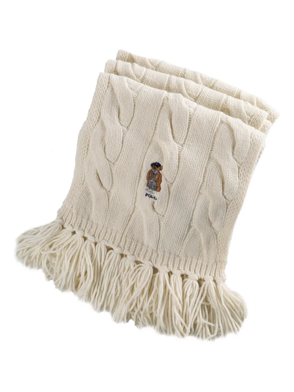 Polo Ralph Lauren cable-knit scarf - Toni neutri