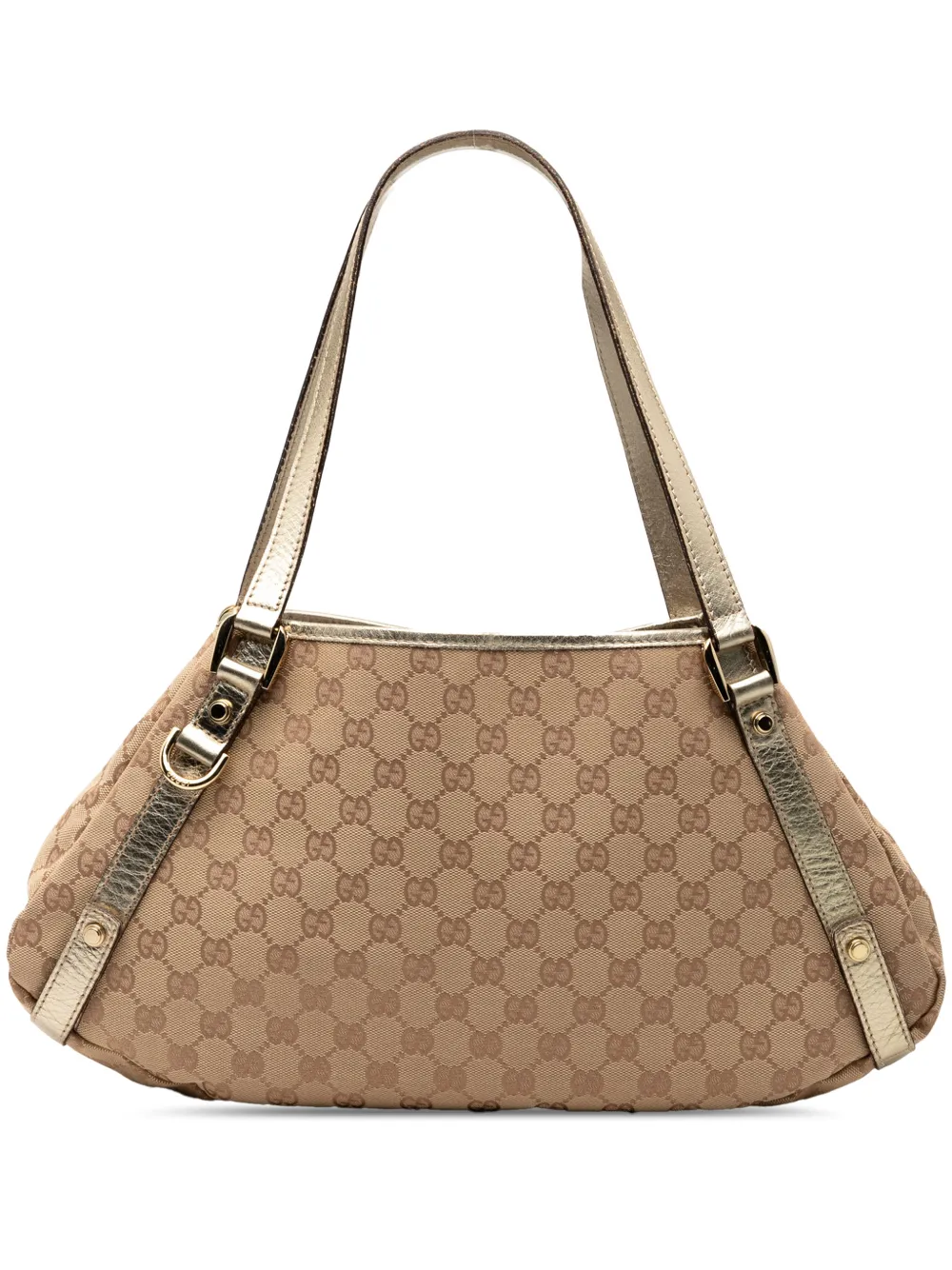 Gucci Pre-Owned Borsa tote Abbey in tela GG con anello a D 2000-2015 - Marrone