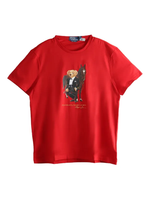 Polo Ralph Lauren ポロベア Tシャツ | レッド | FARFETCH JP