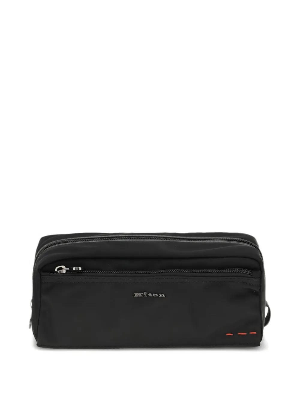 Kiton zip-fastening wash bag - Schwarz