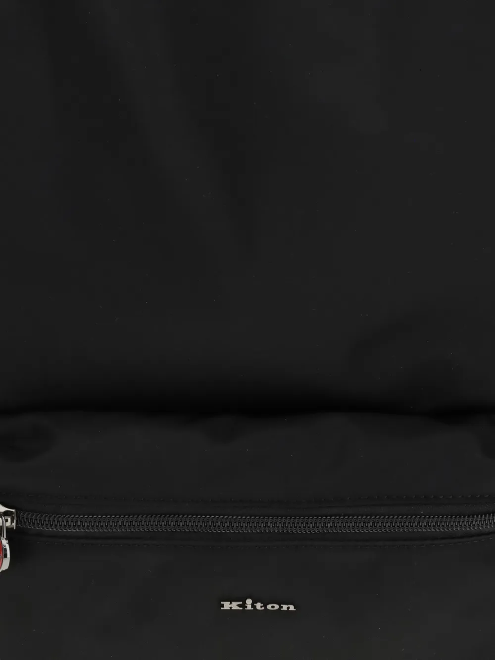  Kiton Logo-lettering Backpack - Black 