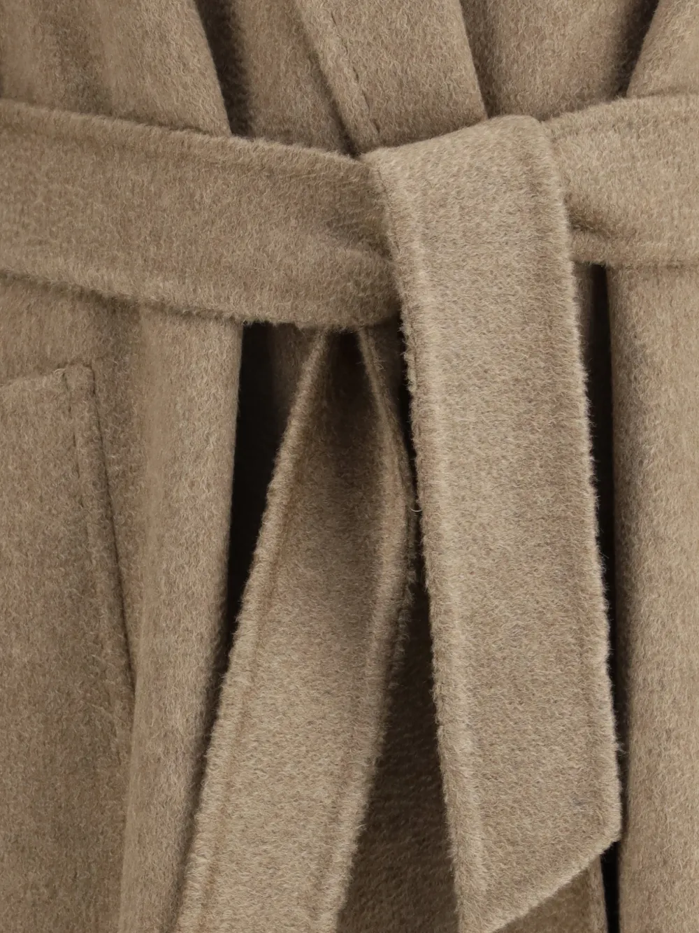 Max Mara Ludmilla jas met ceintuur Beige