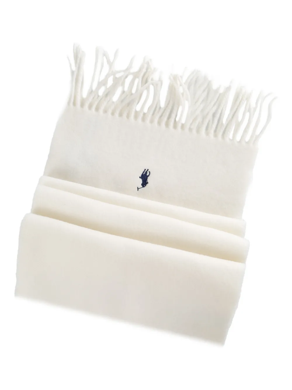 Polo Ralph Lauren fringed-edge scarf - Nude