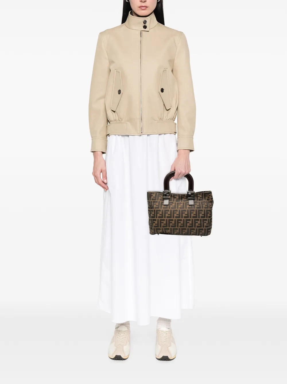 Fendi Pre-Owned 20th Century Small Zucca Canvas Twins tote bag | Pre-Owned | Image 2